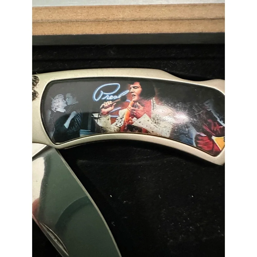 Elvis Presley Artist Century Collectible Knife With‎ Case Memorabilia